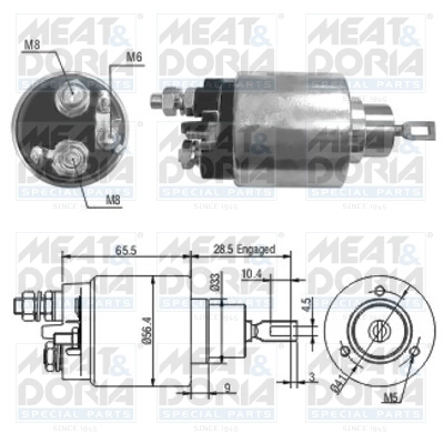 Solenoid Switch, starter